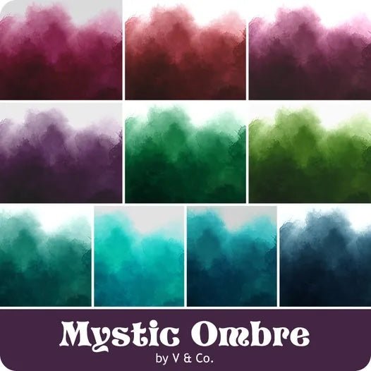 Mystic Ombre Jelly Roll® – Moda Fabrics – 40 Piece Precut by V & Co. - Pisgah Needleworks