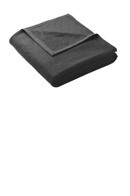 Navy Stadium Blanket – Fleece Throw for High School Football Fans - Pisgah Needleworks