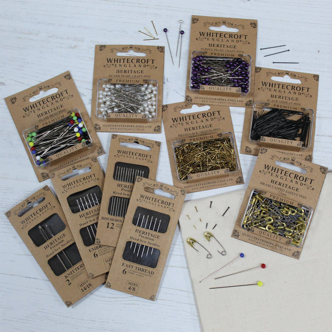 Nurge - Heritage Yarn Darner Needles - Sizes 14 /18 - 10 wallets - Pisgah Needleworks