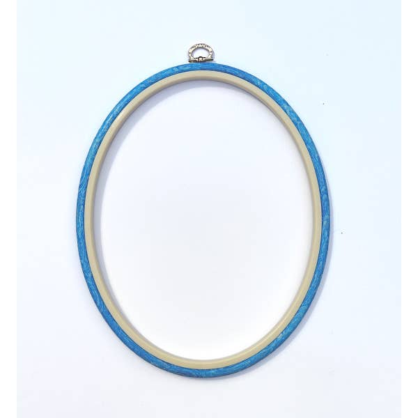 Nurge - Nurge Flexi Hoops Oval 22 x 27cm (8.7" x 10.6"): Sand - Pisgah Needleworks
