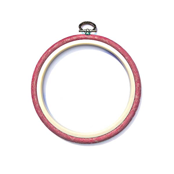 Nurge - Nurge Flexi Hoops Round 13.5cm (5.3"): Sand - Pisgah Needleworks