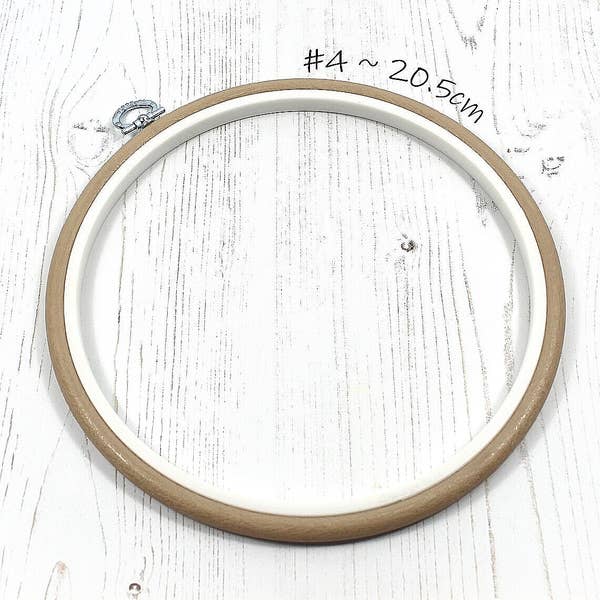 Nurge - Nurge Flexi Hoops Round 20.5cm (8"): Sand - Pisgah Needleworks