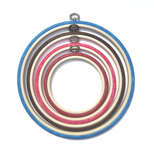 Nurge - Nurge Flexi Hoops Round 20.5cm (8"): Sand - Pisgah Needleworks