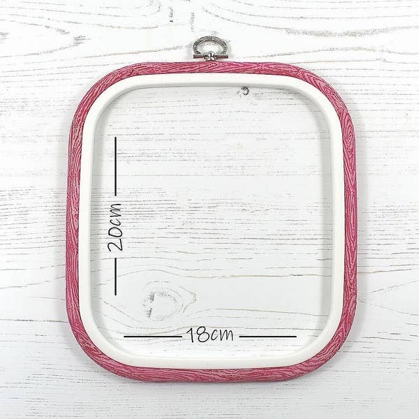 Nurge - Nurge Flexi Hoops Square 180mm (7") X 200mm (8"): Sand / 180mm(7") x 200mm(8") - Pisgah Needleworks