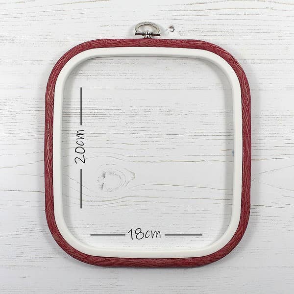 Nurge - Nurge Flexi Hoops Square 180mm (7") X 200mm (8"): Sand / 180mm(7") x 200mm(8") - Pisgah Needleworks