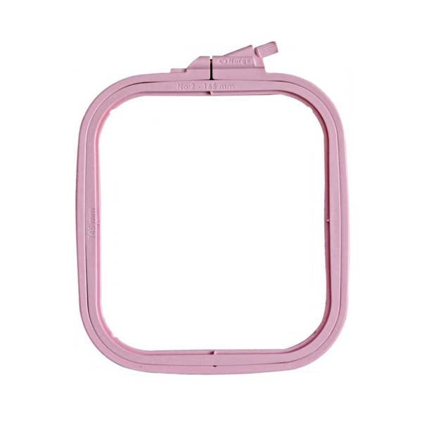 Nurge - Nurge Square Plastic Hoops 145 x 165mm (5.7" x 6 1/2"): Pastel Lilac / 165 x 145mm ( 6 1/2" x 5 3/4") - Pisgah Needleworks