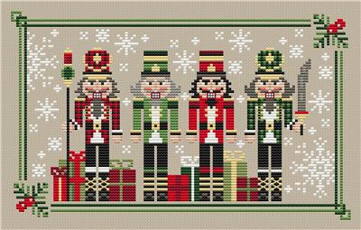 Nuts for Christmas Cross Stitch Pattern – Erin Elizabeth Designs - Pisgah Needleworks
