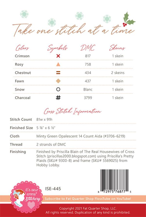 Oh Deer – Christmas Cross Stitch Pattern by It’s Sew Emma - Pisgah Needleworks