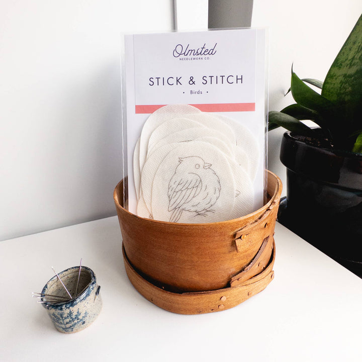 Olmsted Needlework Co. - Bird Embroidery Stick and Stitch Patterns - Pisgah Needleworks