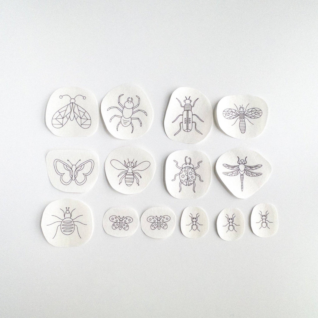 Olmsted Needlework Co. - Insect Stick and Stitch Embroidery Patterns - Pisgah Needleworks