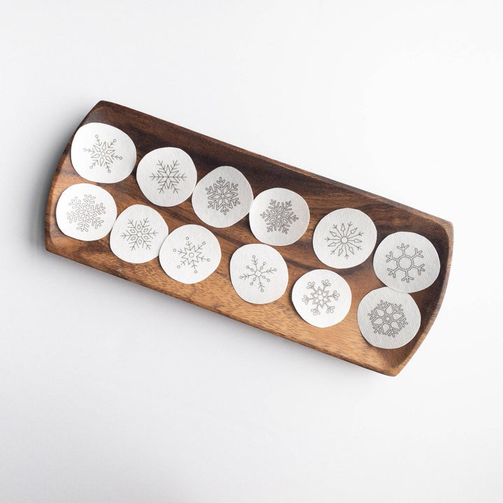 Olmsted Needlework Co. - Mini Snowflake Stick and Stitch Embroidery Patterns - Pisgah Needleworks