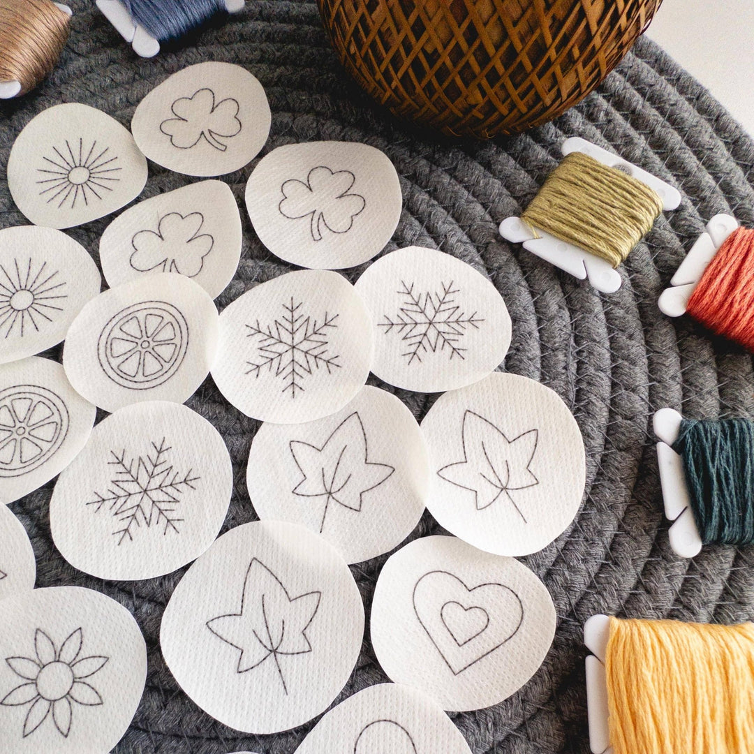 Olmsted Needlework Co. - Mini Stick and Stitch Embroidery Sampler Patterns - Pisgah Needleworks