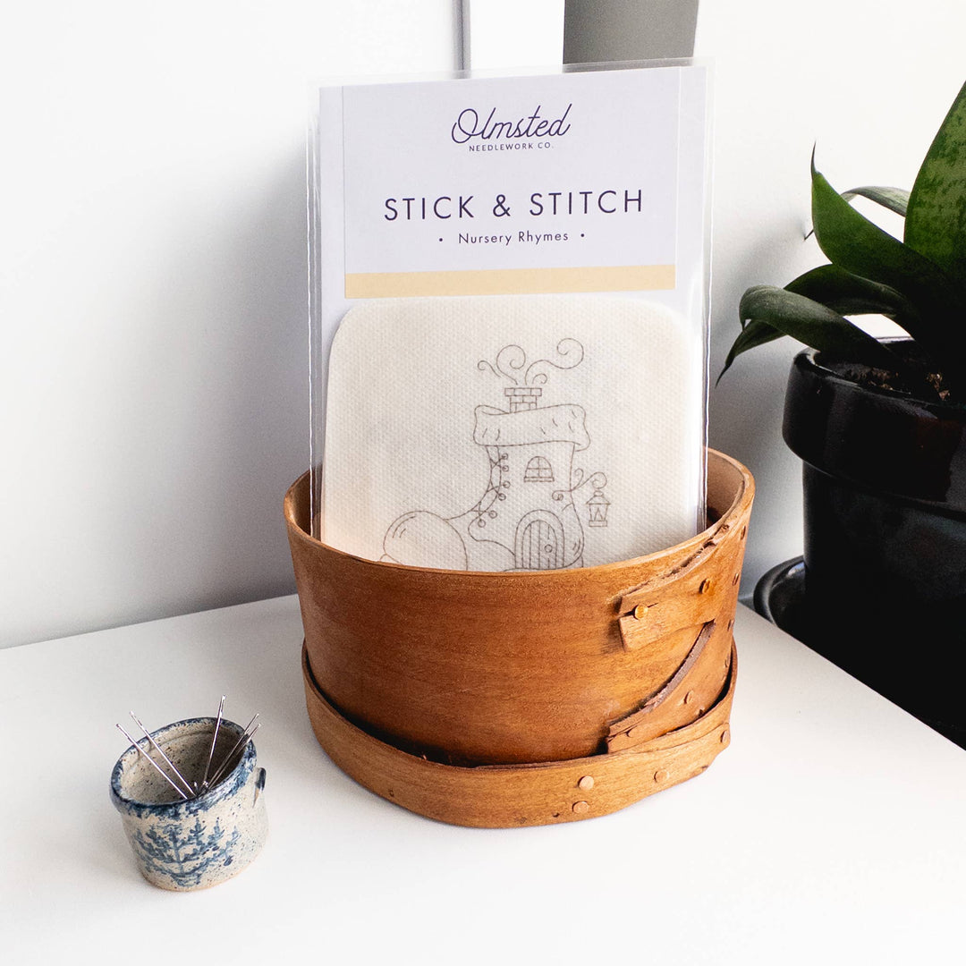 Olmsted Needlework Co. - Nursery Rhyme Stick and Stitch Embroidery Patterns - Pisgah Needleworks