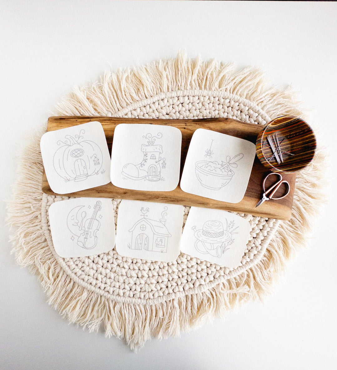 Olmsted Needlework Co. - Nursery Rhyme Stick and Stitch Embroidery Patterns - Pisgah Needleworks