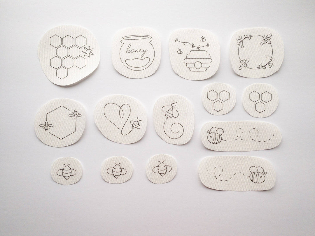 Olmsted Needlework Co. - Stick and Stitch Bee Embroidery Patterns - Pisgah Needleworks