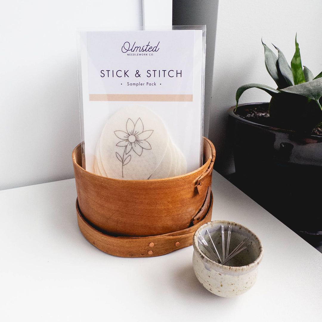 Olmsted Needlework Co. - Stick and Stitch Embroidery Sampler Patterns - Pisgah Needleworks