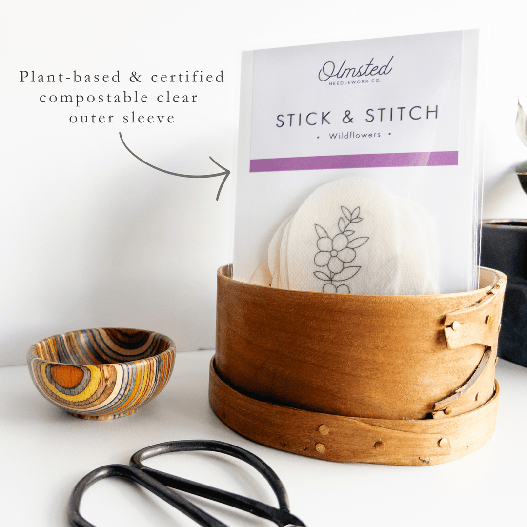 Olmsted Needlework Co. – Stick and Stitch Snowflake Embroidery Patterns (12 Pack) - Pisgah Needleworks