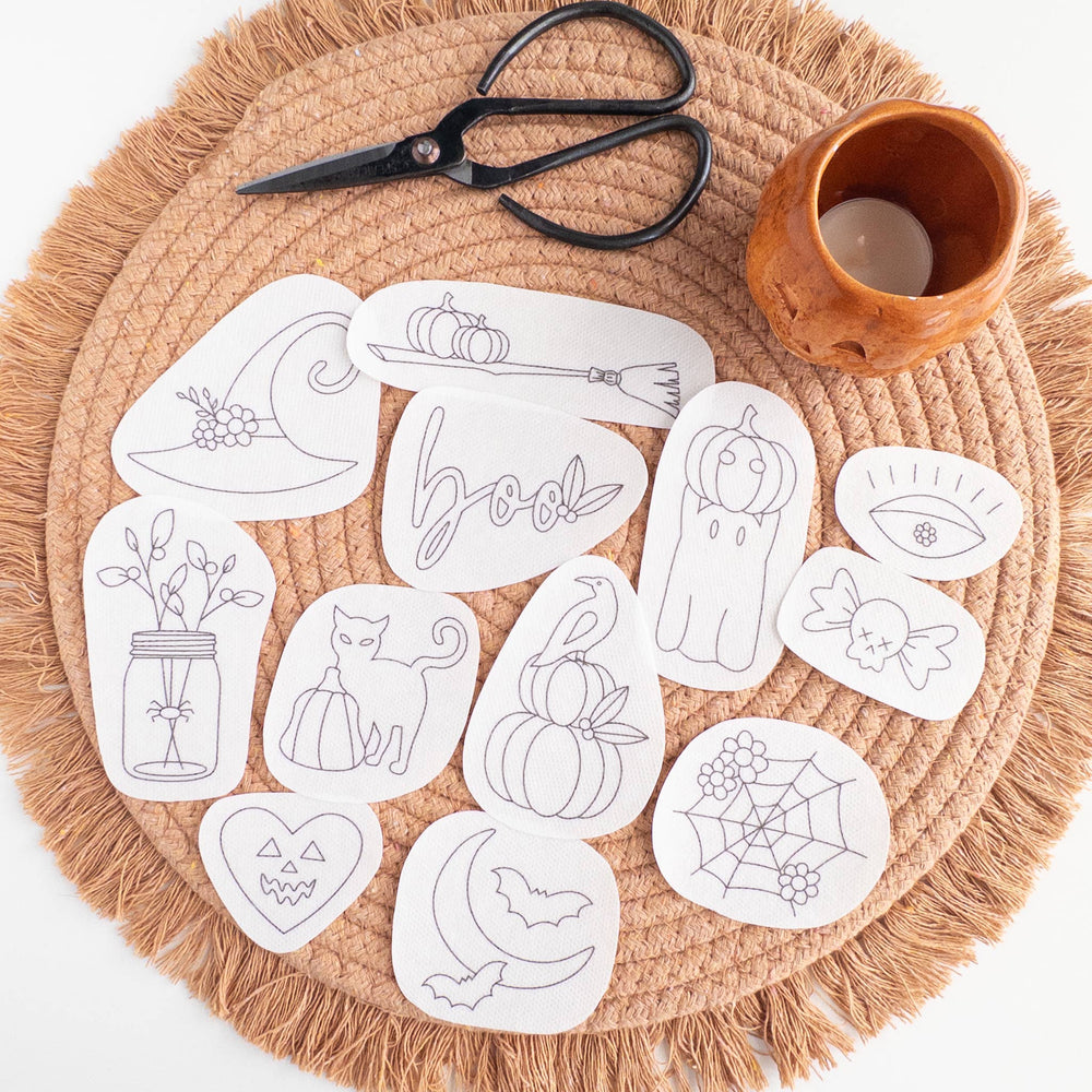 Olmsted Needlework Co. - Stick & Stitch Halloween Embroidery Patterns - Pisgah Needleworks