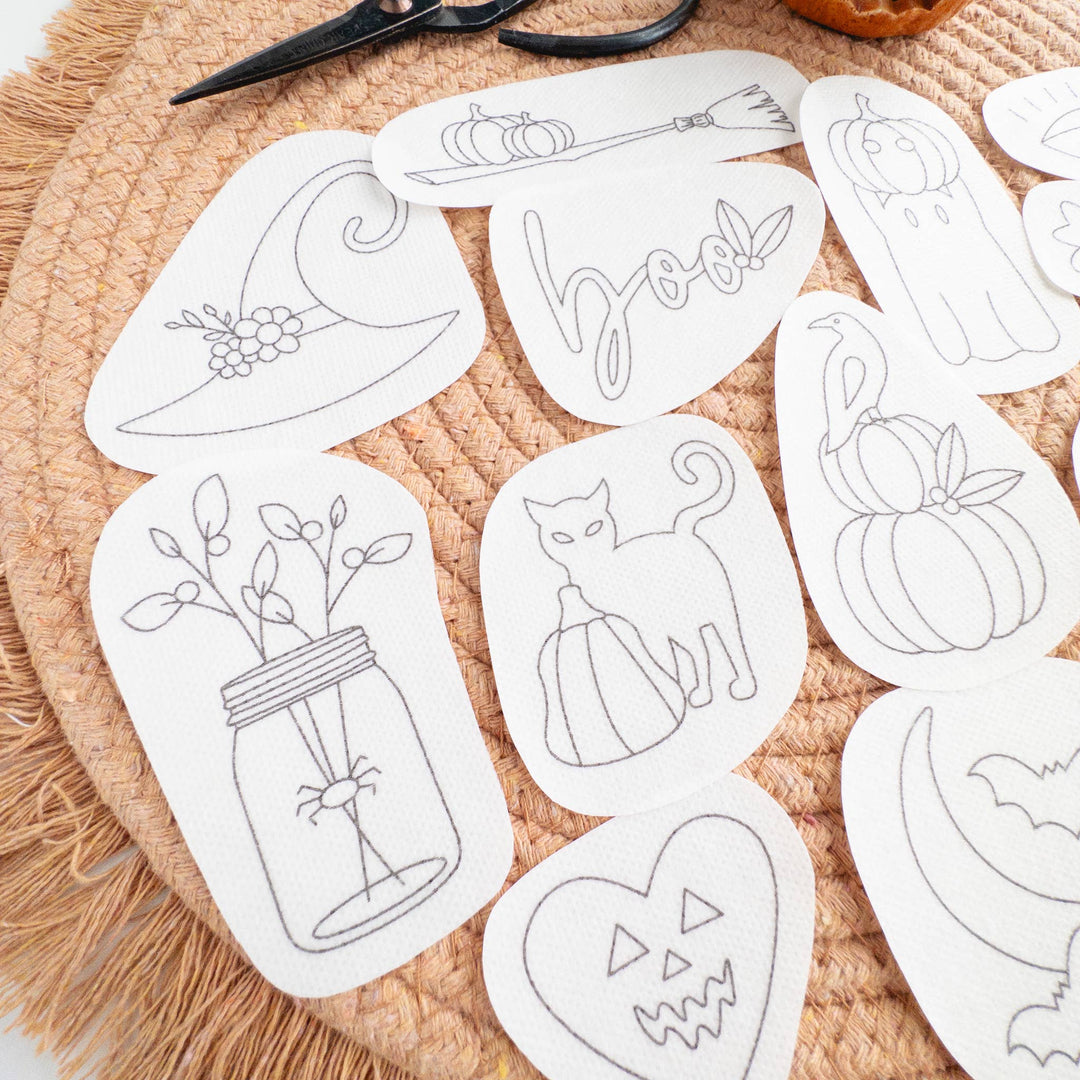 Olmsted Needlework Co. - Stick & Stitch Halloween Embroidery Patterns - Pisgah Needleworks