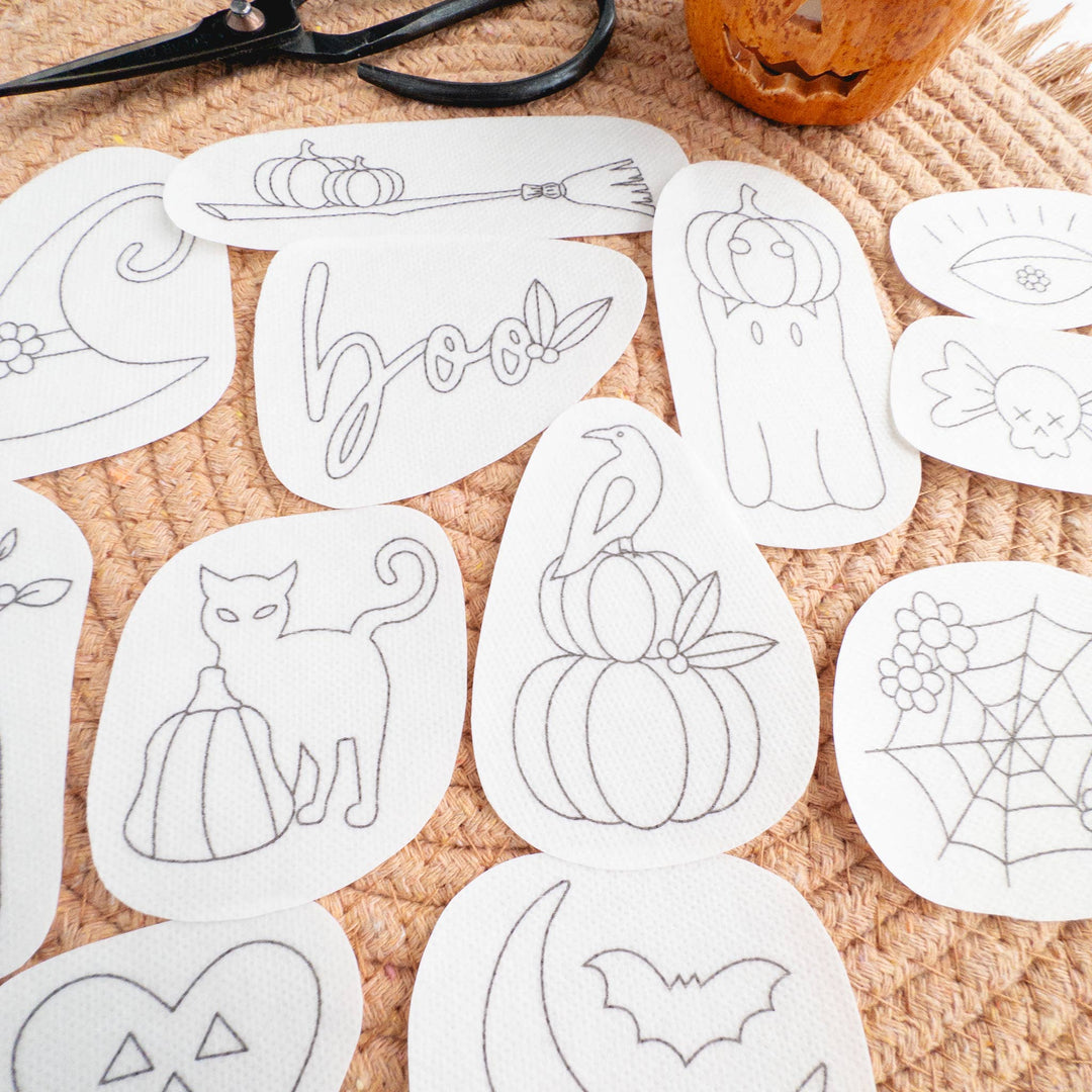 Olmsted Needlework Co. - Stick & Stitch Halloween Embroidery Patterns - Pisgah Needleworks