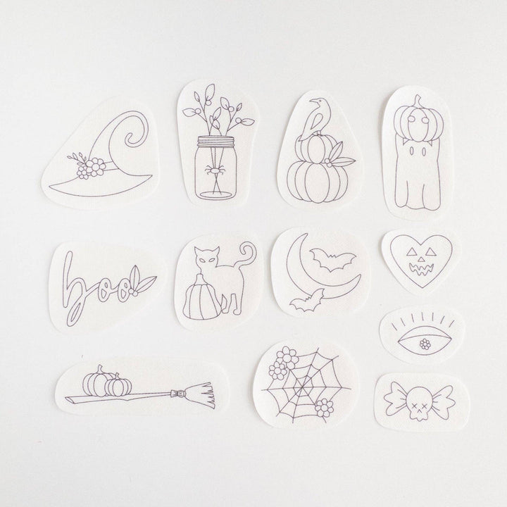 Olmsted Needlework Co. - Stick & Stitch Halloween Embroidery Patterns - Pisgah Needleworks