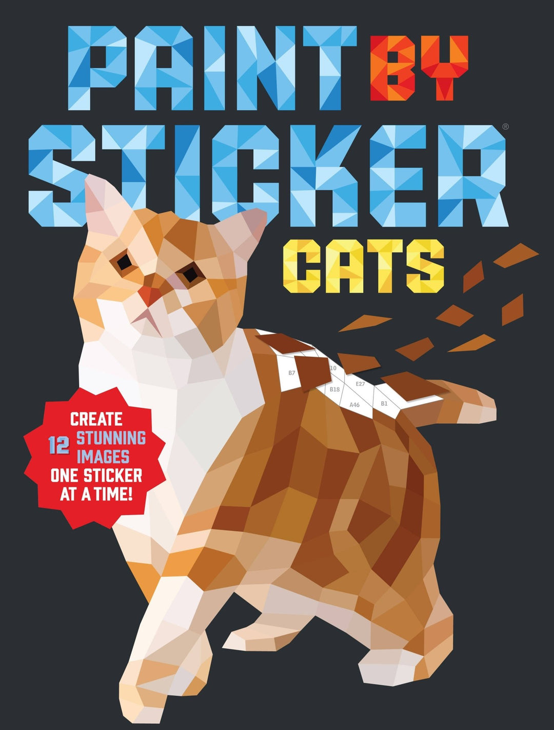 Paint by Sticker: Cats Book | Relaxing Cat Lover Activity - Pisgah Needleworks