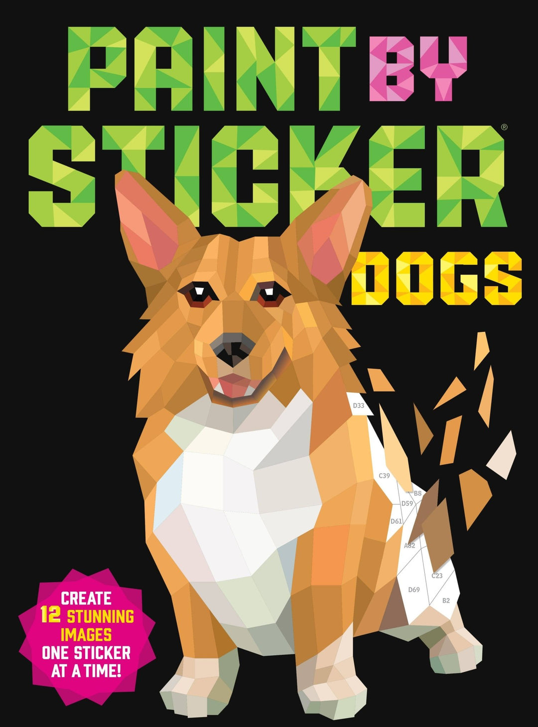 Paint by Sticker: Dogs Book | Relaxing Sticker Art for Dog Lovers - Pisgah Needleworks