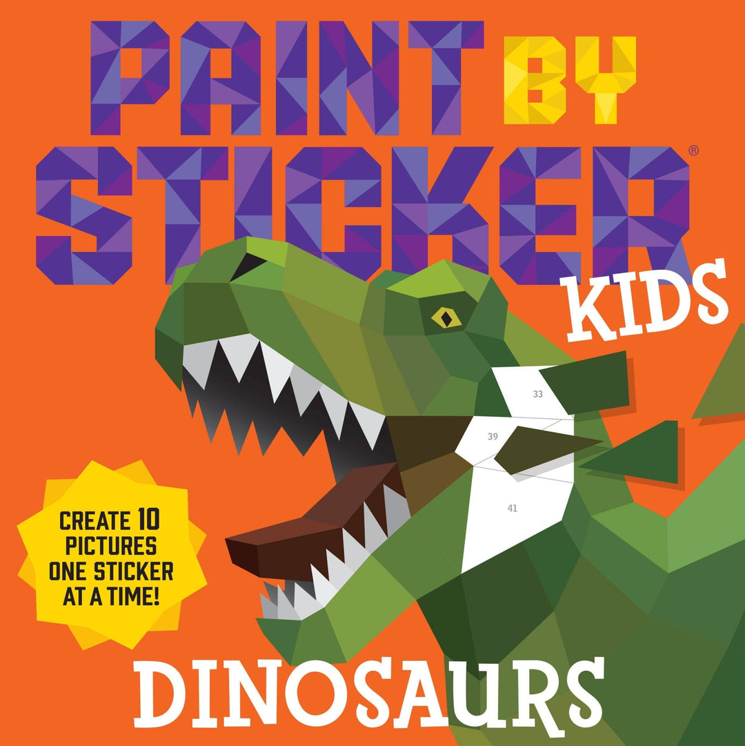 Paint by Sticker Kids: Dinosaurs | Fun Dinosaur Sticker Activity Book - Pisgah Needleworks