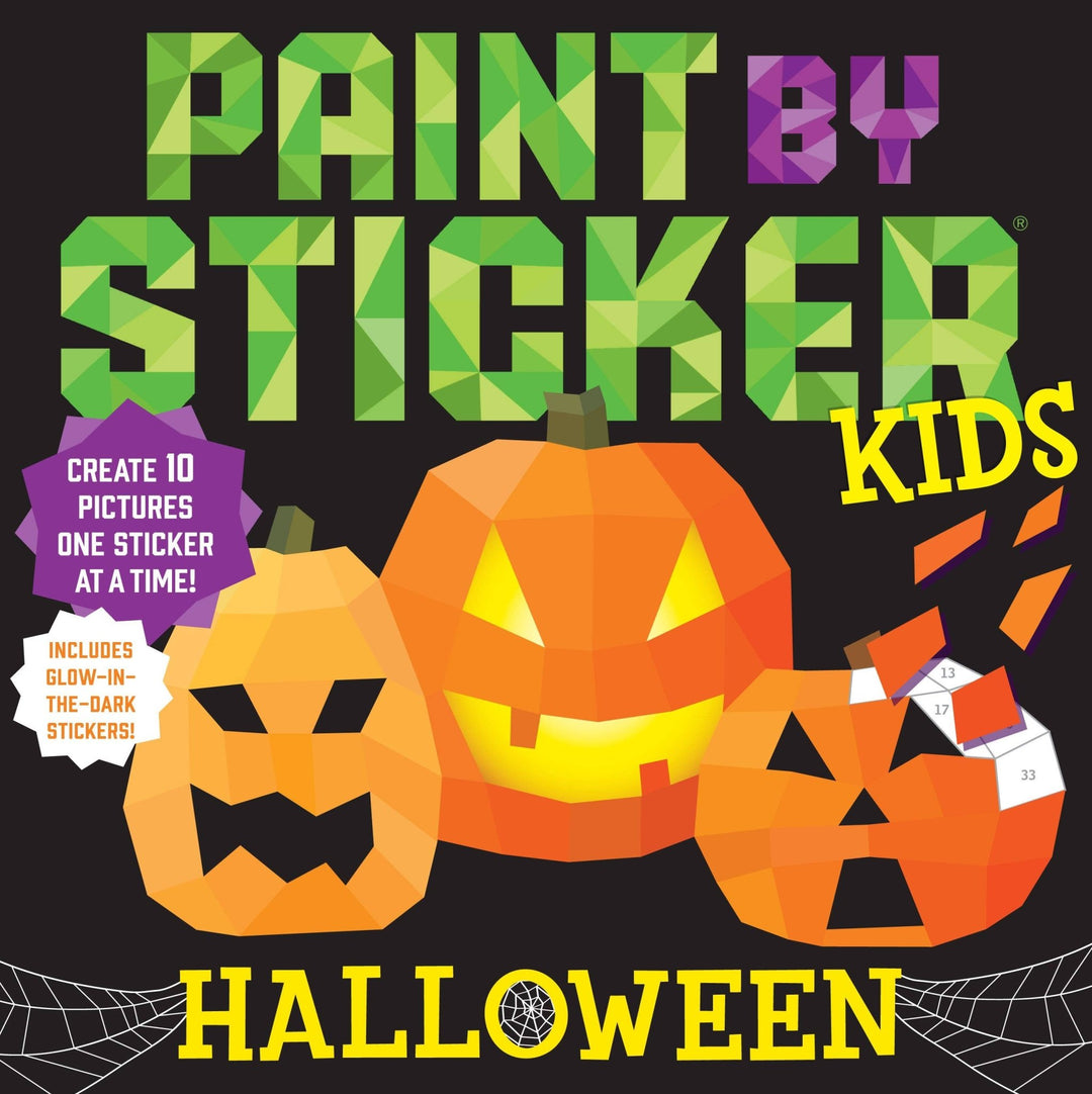 Paint by Sticker Kids: Halloween | Spooky Sticker Activity Book - Pisgah Needleworks