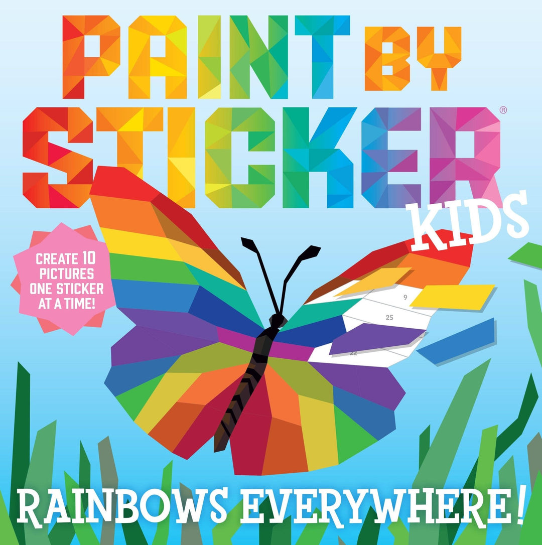 Paint by Sticker Kids: Rainbows Everywhere! | Creative Sticker Activity Book - Pisgah Needleworks