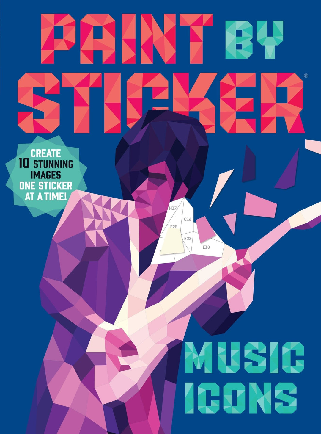 Paint by Sticker: Music Icons Book | Relaxing Music - Themed Activity - Pisgah Needleworks