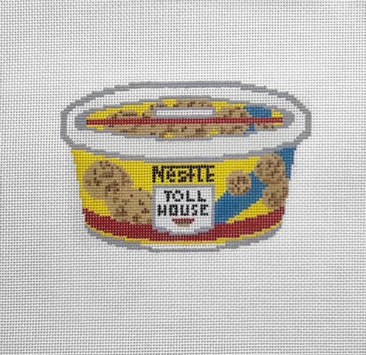 Perrin Gentry Designs - Cookie Dough Tub Handpainted Needlepoint Canvas - Pisgah Needleworks