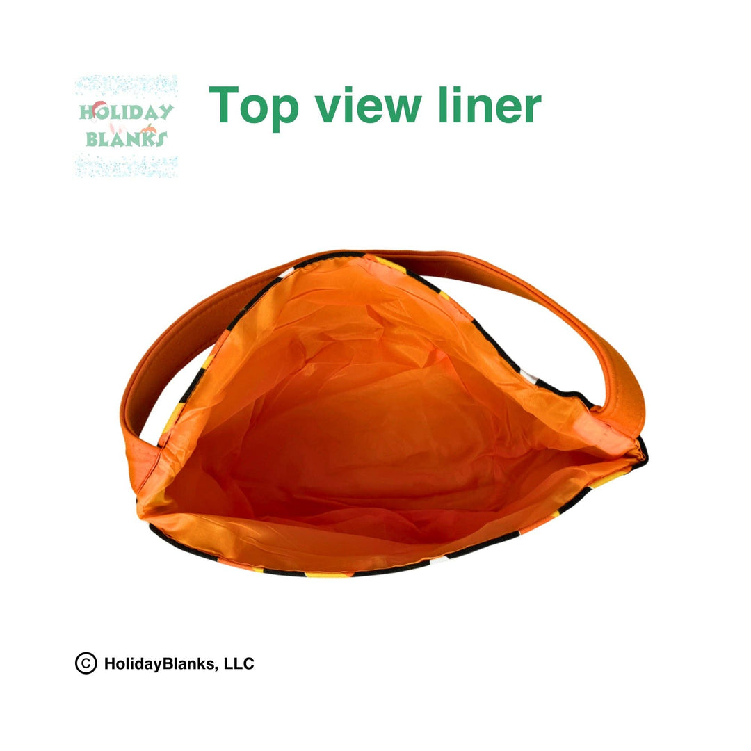 Personalized Halloween Candy Corn Trick or Treat Basket – XLarge (10.5"x10") - Pisgah Needleworks