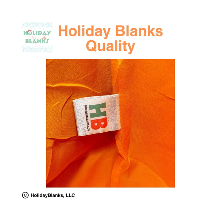 Personalized Orange Gingham Halloween Basket – Holiday Blanks 2025 (10"x10") - Pisgah Needleworks