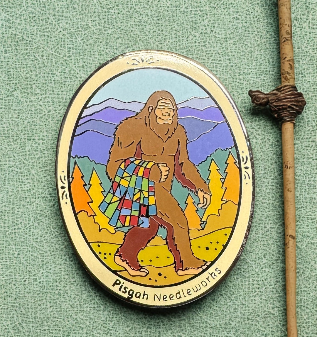 Pisgah Needleworks – Sasquatch Quilter Magnetic Needle Minder - Pisgah Needleworks