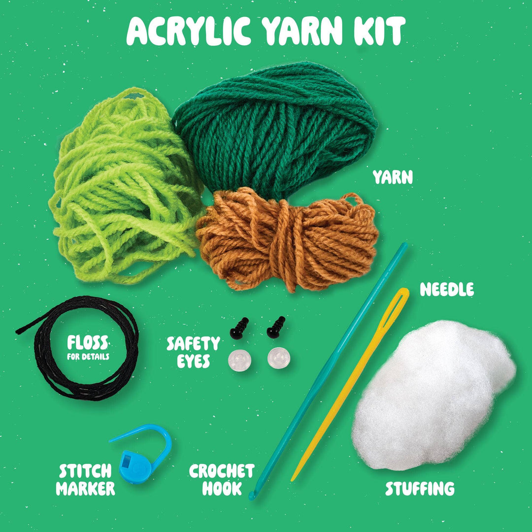 Plaid Crafts - Bucilla ® Amigurumi Crochet Kit – Avery the Avocado 3” - Pisgah Needleworks
