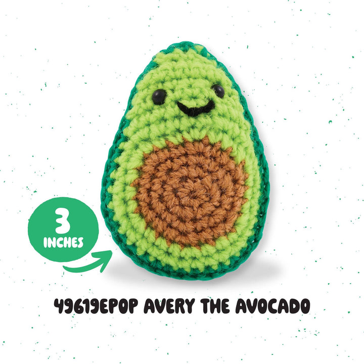 Plaid Crafts - Bucilla ® Amigurumi Crochet Kit – Avery the Avocado 3” - Pisgah Needleworks