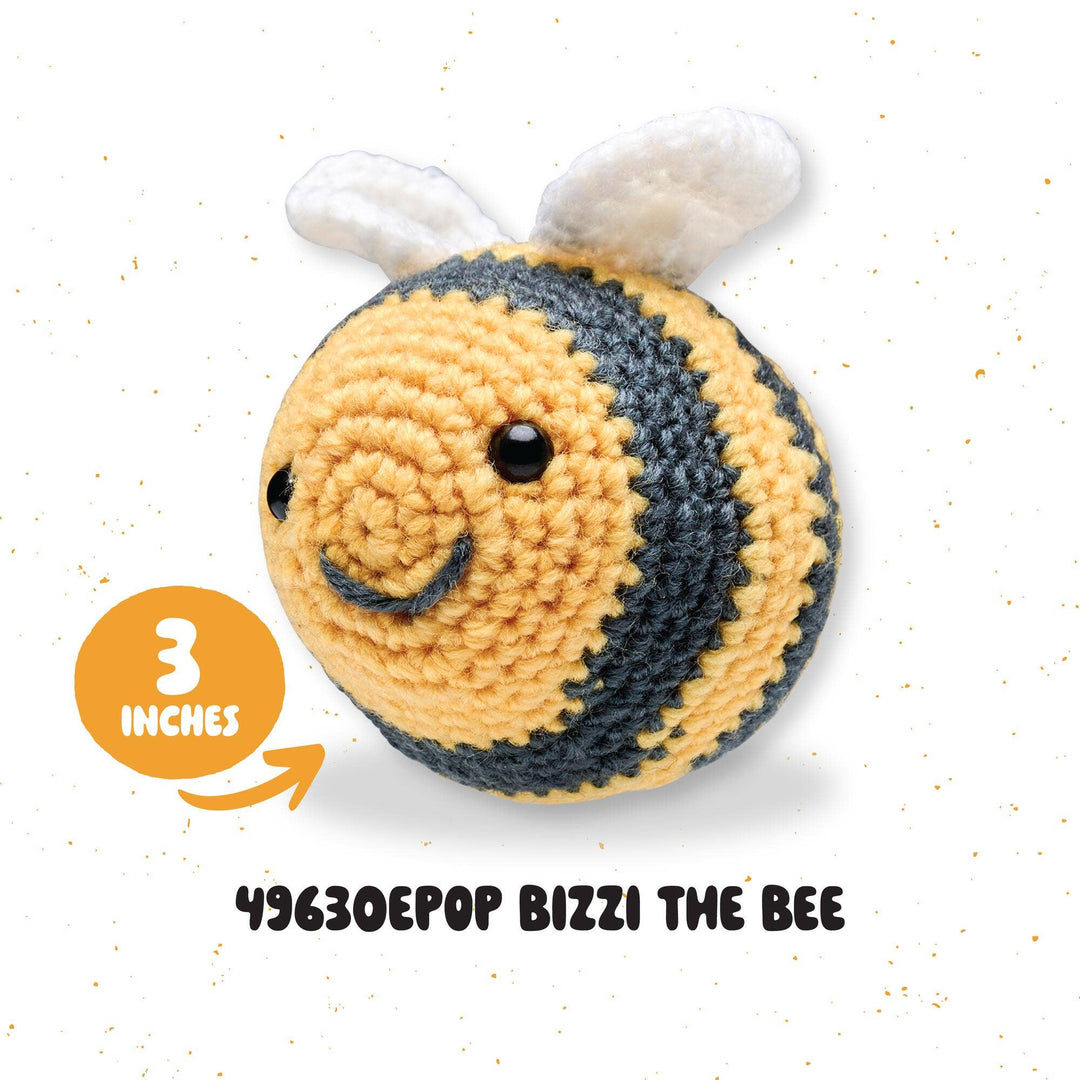 Plaid Crafts - Bucilla ® Amigurumi Crochet Kit – Bizzi Bee 3” - Pisgah Needleworks