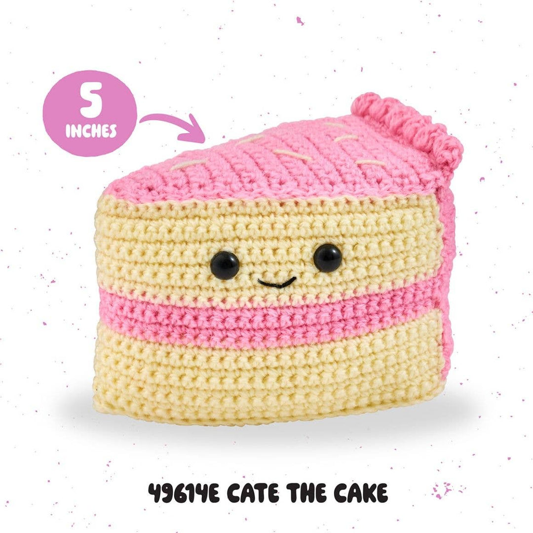 Plaid Crafts - Bucilla ® Amigurumi Crochet Kit - Cate the Cake 5" - Pisgah Needleworks