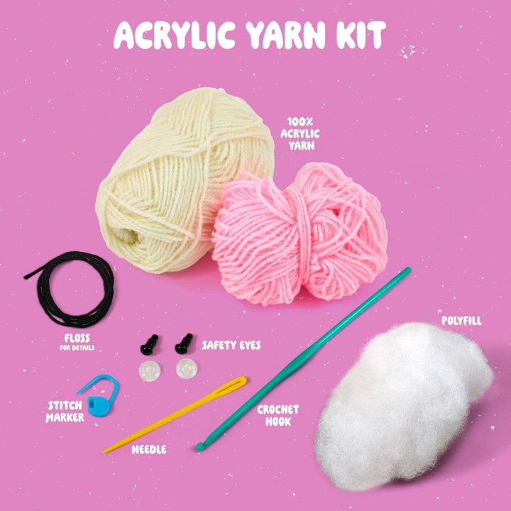 Plaid Crafts - Bucilla ® Amigurumi Crochet Kit - Cate the Cake 5" - Pisgah Needleworks
