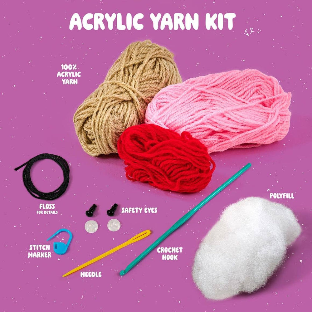 Plaid Crafts - Bucilla ® Amigurumi Crochet Kit - Sherry the Cupcake 5" - Pisgah Needleworks