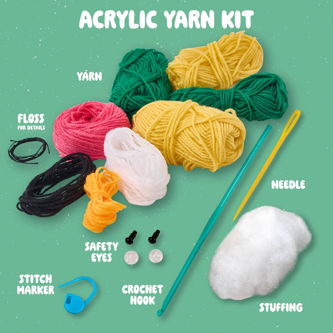 Plaid Crafts - Bucilla ® Amigurumi Crochet Kit - Tropi - Pals 5" - Pisgah Needleworks