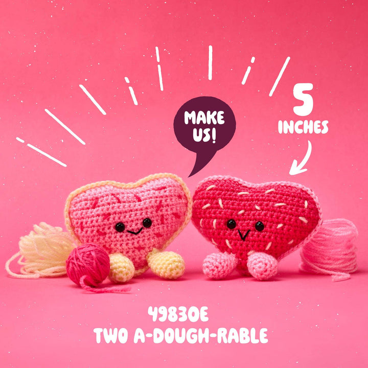 Plaid Crafts - Bucilla ® Amigurumi Crochet Kit - Two A - Dough - Rable 5" - Pisgah Needleworks