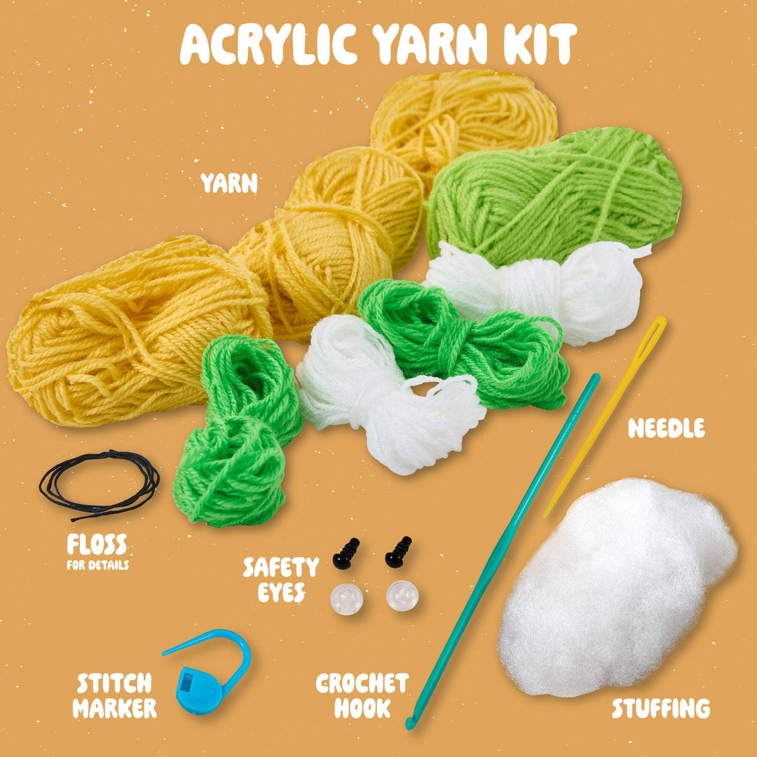 Plaid Crafts - Bucilla ® Amigurumi Crochet Kit - Zesty Besties 5" - Pisgah Needleworks