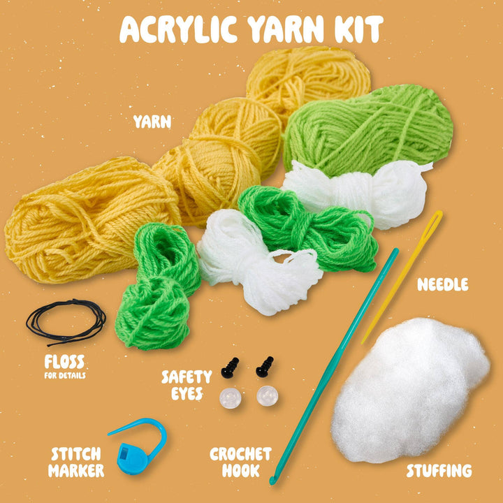 Plaid Crafts - Bucilla ® Amigurumi Crochet Kit - Zesty Besties 5" - Pisgah Needleworks
