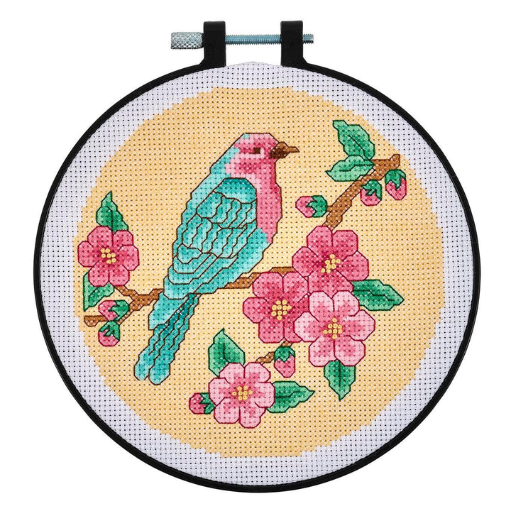 Plaid Crafts - Bucilla ® Counted Cross Stitch Kit - Calming Bird 6" - Pisgah Needleworks