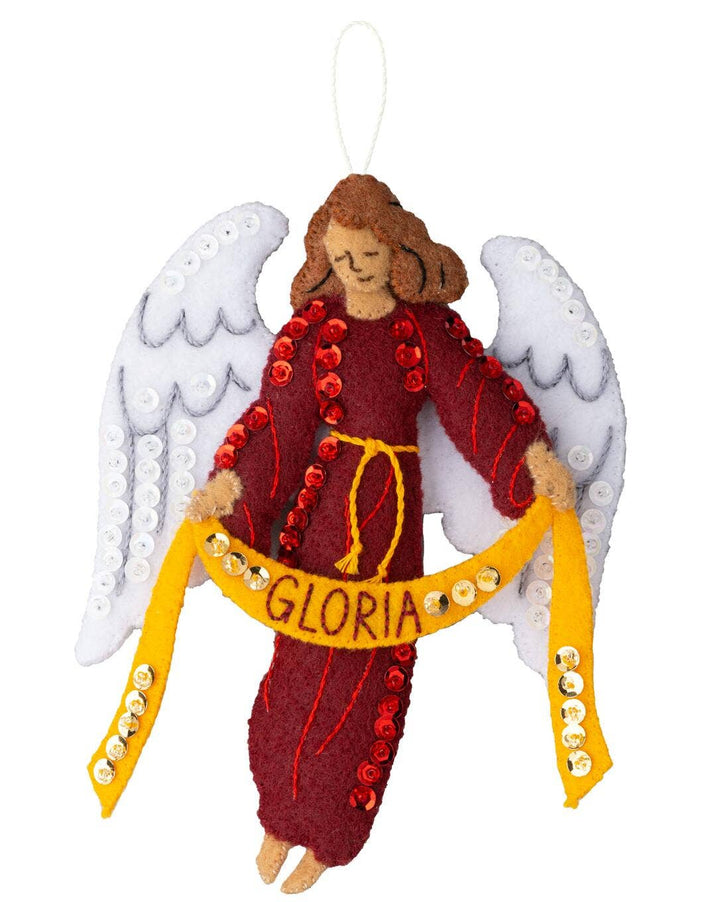 Plaid Crafts - Bucilla Silent Night Felt Ornament Kit Set of 4 - Pisgah Needleworks