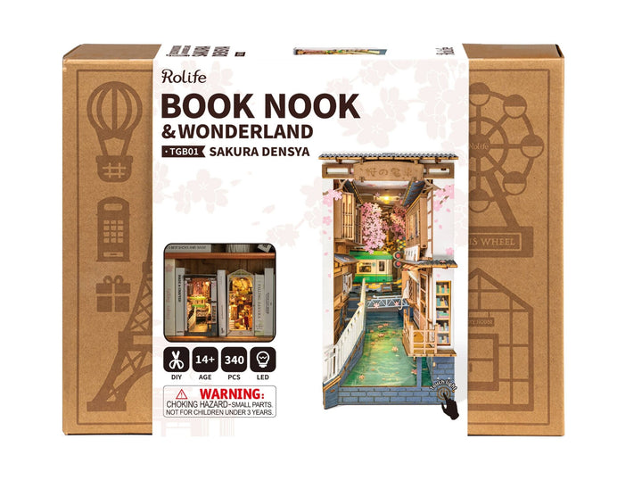 Robotime - Sakura Tram Book Nook - Pisgah Needleworks