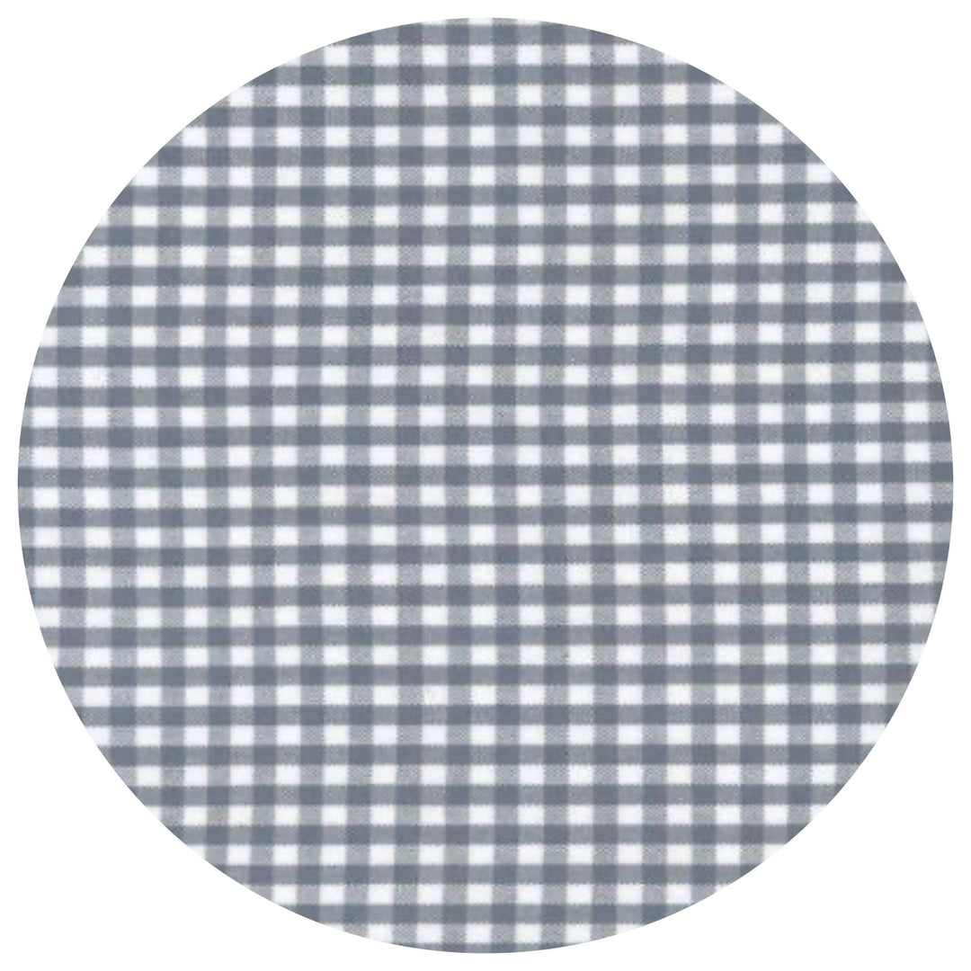 Royalty Collection Light Blue Gingham Baby Burp Cloth with Ric Rac - Pisgah Needleworks