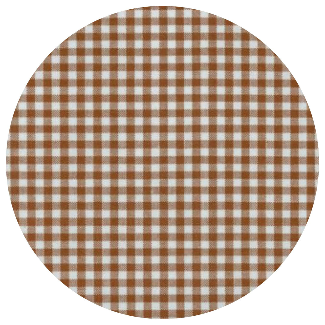 Royalty Collection Light Blue Gingham Baby Burp Cloth with Ric Rac - Pisgah Needleworks